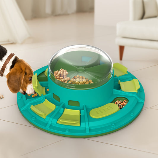 UFO Dog Puzzle Feeder